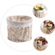 thumbnail image 5 of Cesta de flores multifuncional de la cesta de la flor del estilo europeo Cesta de almacenamiento de escritorio HOMEMAXS 14006351-MX, 5 of 6