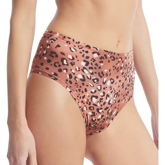 Hanky Panky Play Cotton Hi-Rise Thong (PR721924),M/L,Wild Spots