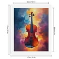 thumbnail image 2 of Paint By Numbers Kit for Adults Beginner - DIY Colorful Music Cloud Violin Canvas Painting Kits for Adults, Frameless Paint By Number for Adults for Home Wall Decor 16x20 Inch, 2 of 7
