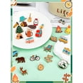 thumbnail image 3 of Alfileres esmaltados JUNEBRUSHS Camping Adventure, 28 unidades, para ropa, 3 of 7