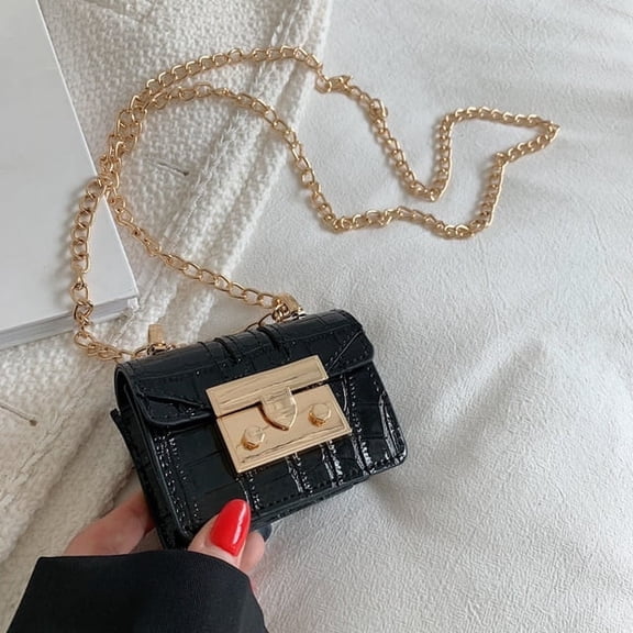 GOYJU Chain Female Bag Mini Summer Crossbody Bags for Women Fashion Luxury Designer Handbag Womens Trend Woman Shoulder Purse