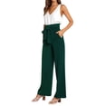 thumbnail image 3 of STARVNC Women High Waist Tie Waisted With Pockets Straight Leg Pants, 3 of 7
