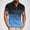 Blue, variant on POTETI Polo Shirts for Men Big And Tall Collared Casual Short Sleeve Shirts Tropical Print Tops