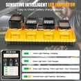 thumbnail image 4 of Yetoking Replacement for Dewalt Battery Charger Station DCB104 12V-20V Battery, 4 of 7