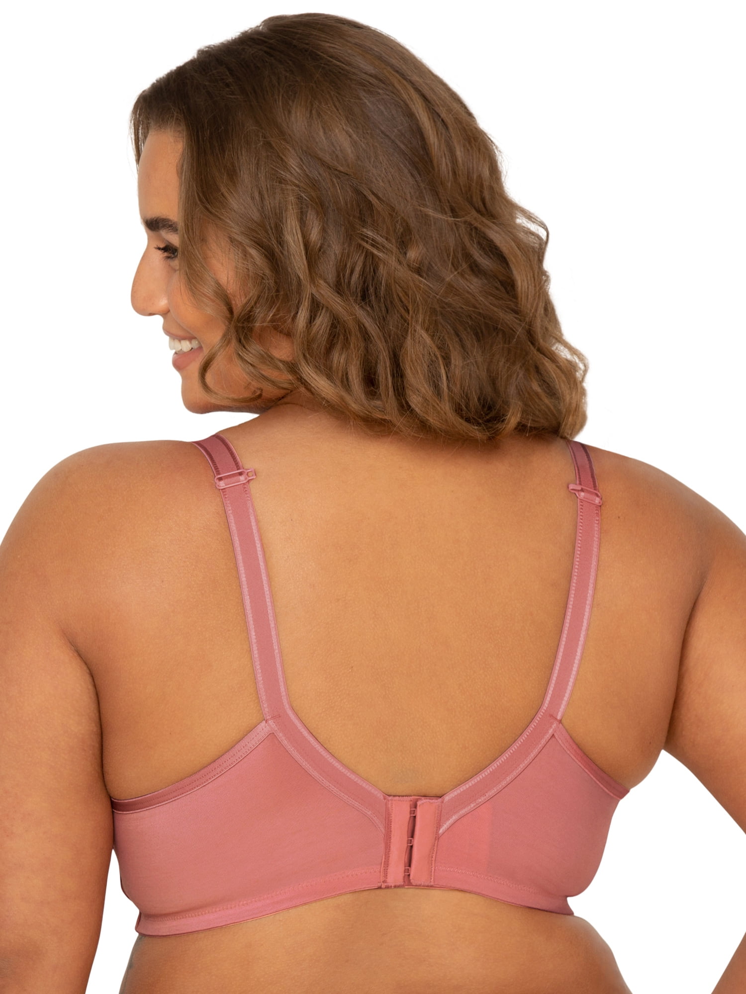 Fit for Me by Fruit of the Loom Women's Unlined Underwire Bra, Style FT967, Sizes 38D to 42H