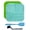 Green  cyan, variant on 2 Pack Lick Mat for Dogs,Cats,Upgraded 8.5×8.5 inches Licking Mats with Suction Cups,Slow Feeder Licking Pad for Anxiety Relief and Boredom Reducer,Suitable for Dog Training Set 2