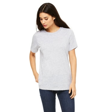 BELLA   CANVAS Women’s Relaxed Fit Heather CVC Tee 6400CVC