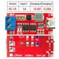 thumbnail image 3 of Módulo convertidor Step Up Boost Fuente de alimentación del módulo de cargador de iones de litio DC 3-6V(4S 1A), 3 of 7