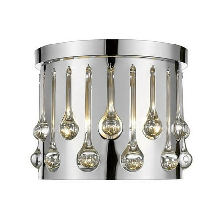 

Z Lite 453RF13CH 9.75 x 13 x 13 in. 3 Light Flush Mount Chrome