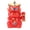 Red, variant on Yajisi Solar Fortune Cat Nodding Head Cute Solar Powered Lucky Cat Car Dashboard Decoration Red 3.15 inches / 8 cm