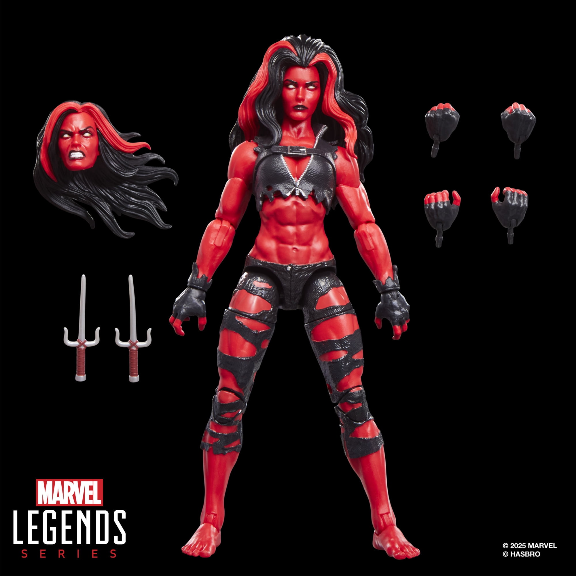 Hasbro Collectibles - Hulk Comics - Marvel Legends - Red She-Hulk Action Figure