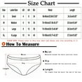 thumbnail image 3 of Zpanxa Womens Underwear, Underwear for Women, Comfortable and Traceless High Waist Hip Wrap Triangular Bikini Underwear Soft Stretch Panties Briefs Black M, 3 of 8