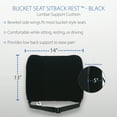 thumbnail image 6 of Core Products Bucket Seat SitBack Rest, Standard - Black, 6 of 7