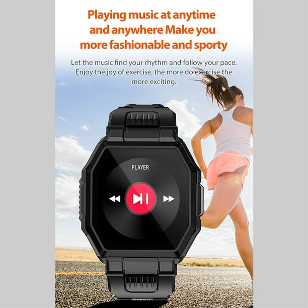 S9 Smart Watch Full screen Touch Sports Fitness Supports BT Phone Call Heart Rate Message Reminder Smartwatch Music Control Walmart