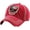 Red, variant on USA/AMERICA SKULL VINTAGE BALLCAP