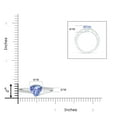 thumbnail image 4 of ANGARA Natural Split Shank Trillion 1.2 ct Tanzanite Engagement Ring in 14K White Gold for Women (Size-7mm) | December Birthstone, Anniversary, Jewelry Gift for Women | Natural Tanzanite Ring, 4 of 9