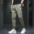 thumbnail image 4 of Pantalones de hombre ajustados, estilo harén, de verano, holgados, estilo punk, ropa vintage para hombre, oferta, pantalones casuales de diseñador baratos de talla grande para hombre, 4 of 5