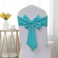 thumbnail image 2 of Upgraded Ties-free Bow Elastic Chair Back Decoration Hotel Banquet Thickened Elastic Chair Back Flower Ties Chair Cover Decoration Q, 2 of 6
