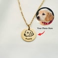 thumbnail image 5 of Custom Pet Portrait Necklace with Dog Picture – Personalized Dog Face Necklace – Gifts for Dog Owners, Dog Mom, and Dog Dad – Pet Memorial Jewelry for Women and Men, 5 of 9