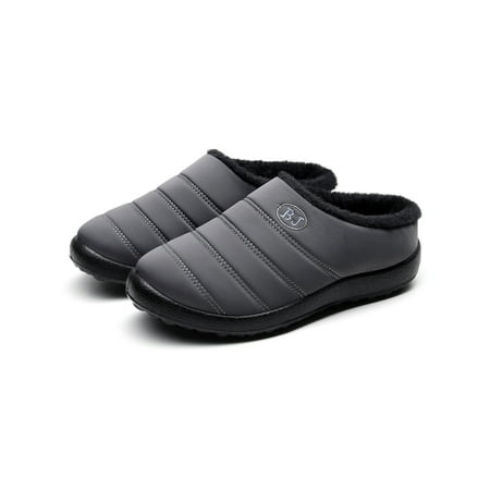

Woobling Indoor Outdoor House Slippers for Women- Fur Lined Clog- Warm Winter Mules- Home Slip Ons