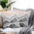 thumbnail image 2 of Ocean Wave Outdoor Pillow Covers Pack of 2 Gray Gradient Beach Boho Waterproof Throw Pillow Covers Decorative Cushion Cases for Patio Garden Tent Balcony Couch 18x18 inch, 2 of 8
