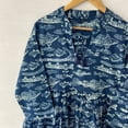 thumbnail image 4 of Indigo Fish Printed Cotton Dress, Sketer Circle Dress, Block Print Blousen Dress ,Short Dress,Floral block Print Dress,Cotton Handmade Dress, 4 of 7