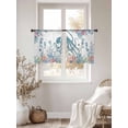 thumbnail image 3 of Coastal Octopus Sheer Curtains 54 Inch Length 2 Panels for Living Room, Summer Beach Nautical Ocean Coral Seahorse Voile Kitchen Curtain Set, Luxury Privacy Drapes Window Treatment for Bedroom, 3 of 7