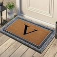 thumbnail image 4 of A1HC First Impression Rubber and Coir Albena 24" X 36" Bronze Finished Heavy Duty Monogrammed Doormat, 4 of 8