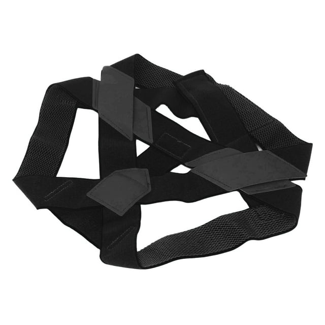 Posture Straps Adjustable Hunchback Posture Corrector Back Brace for Back Straightener Postpartum Repair Black M