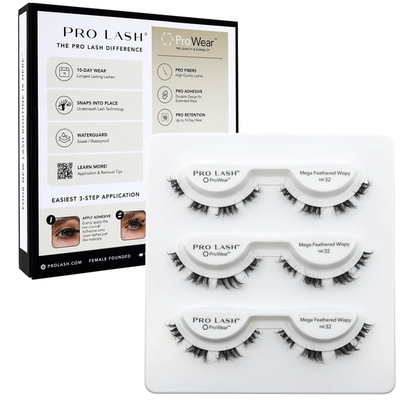 Eyelash Clusters Pro Lash ProWear Mega Feather Wispy n.º 32