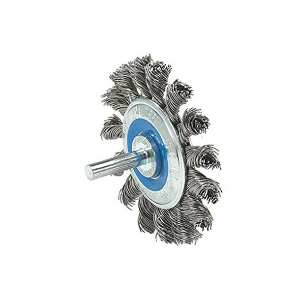 Walter 13C130 Mounted Wire Brush Die Grinder Brush with Knot Twisted