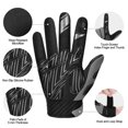 thumbnail image 3 of EMMO Breathable Touchscreen Sport Riding Gloves for E-Bike Riders, Cycling, Motorcycles, E-Scooters & E-Mopeds (multi-zone impact padding, non-slip palm grip, adjustable cuff fit, all-season use), 3 of 5
