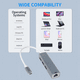 thumbnail image 4 of "Adaptador USB C a Ethernet RJ45 LAN Plug & Play para Macbook Pro Lab.G, Gris ", 4 of 5