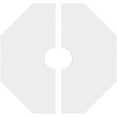 thumbnail image 4 of 10"OD x 2"ID x 4"C x 1"P Westin Architectural Grade PVC Contemporary Ceiling Medallion, Two Piece, 4 of 11