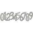 thumbnail image 2 of Hy-Ko Products 30604 Die Cut Number House 4, Reflective Plastic Pack Of 10, 2 of 2