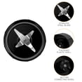 thumbnail image 5 of ULTECHNOVO 4 Fins MB 250W Blender Crossblades Botton Base Juicer Mixer Spare Assembly Replacement (Black), 5 of 5
