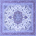 thumbnail image 1 of Ahgly Company Indoor Square Persian Blue Traditional Area Rugs, 8' Square, 1 of 4