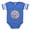 Royal Blue, variant on CafePress - Peppa Pig Framed Portrait - Cute Infant Baby Football Bodysuit