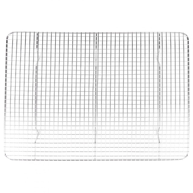 Grille de refroidissement en fil métallique, grille de rôtissage en acier inoxydable Grille de barbecue antirouille pour la cuisson des desserts de refroidissement au barbecue, 42,5 x 30 x 2,5 cm