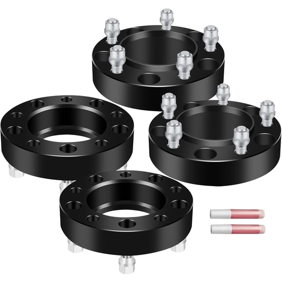 ECCPP fit for 2008-2011 2013-2021 for Lexus LX570 4pc black 5X150mm to 5x150mm 14x1.5 hubcentric Wheel spacers Kit