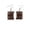 B, variant on Potato Chip Chocolate Earrings