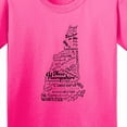 thumbnail image 4 of Inktastic New Hampshire State Word Salad Youth T-Shirt, 4 of 5