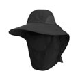 thumbnail image 1 of Sombrero de pescador con ala grande y protector solar que cubre toda la cara y protege contra los rayos UV para el verano, para pesca al aire libre, 1 of 5