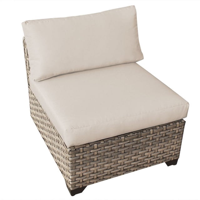 TKC Monterey Chaise de Patio Sans Accoudoirs (Ensemble de 2)