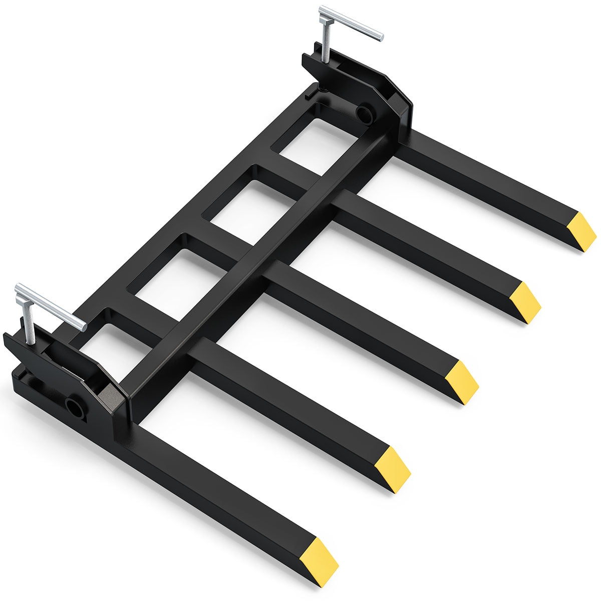 42" Clamp Debris Forks Tractor Skid Steer Loader Bucket Pallet Forks