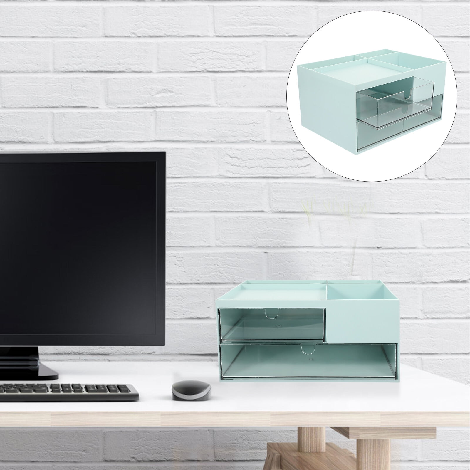 Cute Desk Organizer Desktop Storage Box Table Organizer Drawer Design Storage Holder Tabletop Organizer