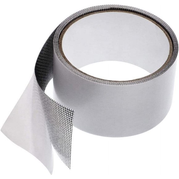 Screen Repair Kit,Fiberglass Repair Kit Door and Window Screen Repair Program, Fiberglass Mesh Coverage Repair Program, Strong Adhesive Window Vinyl Screen Patch, Suitable for Cov