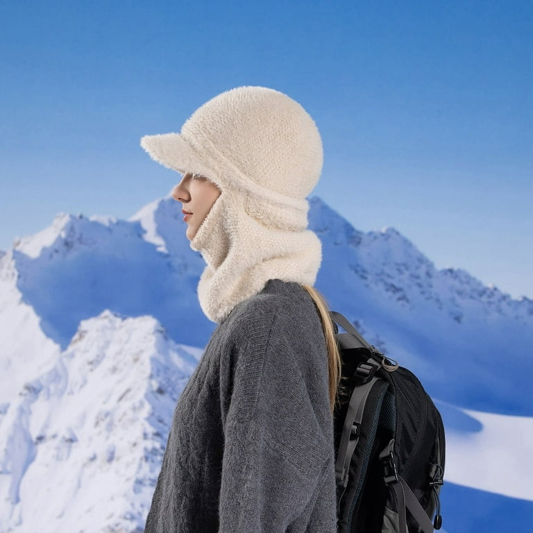 Generic Women'S Insulated Neck Warmer Hat Ladies' Windproof Neck