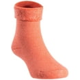 thumbnail image 3 of Lian LifeStyle 3 Pairs Children Wool Crew Boot Socks. , Soft, Adorable and Durable HRL1801 Size 12M-24M Rose, Orange, Red, 3 of 9