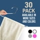 thumbnail image 5 of Set de perchas para pantalones Lifemaster Metal, 30 piezas, antideslizantes, color blanco, 5 of 6
